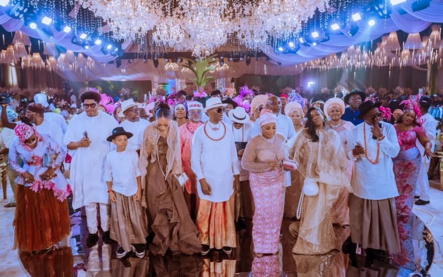 Govs, Traditional Rulers, Others Storm Asaba As Oborevwori’s Son Weds Tobore
