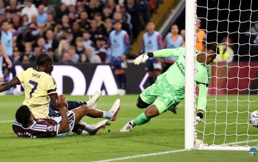 EPL table: Saka nets winner as Arsenal go joint-top with Man City